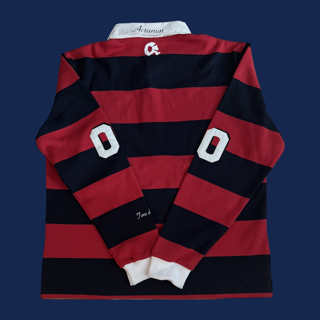 RED|NAVY LONGSLEEVE POLO